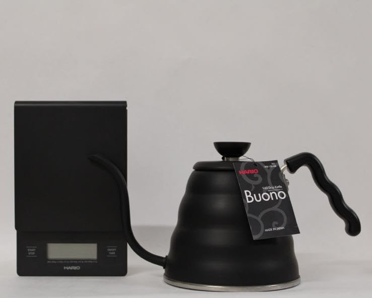 HARIO V60 Buono Drip Kettle Matte Black