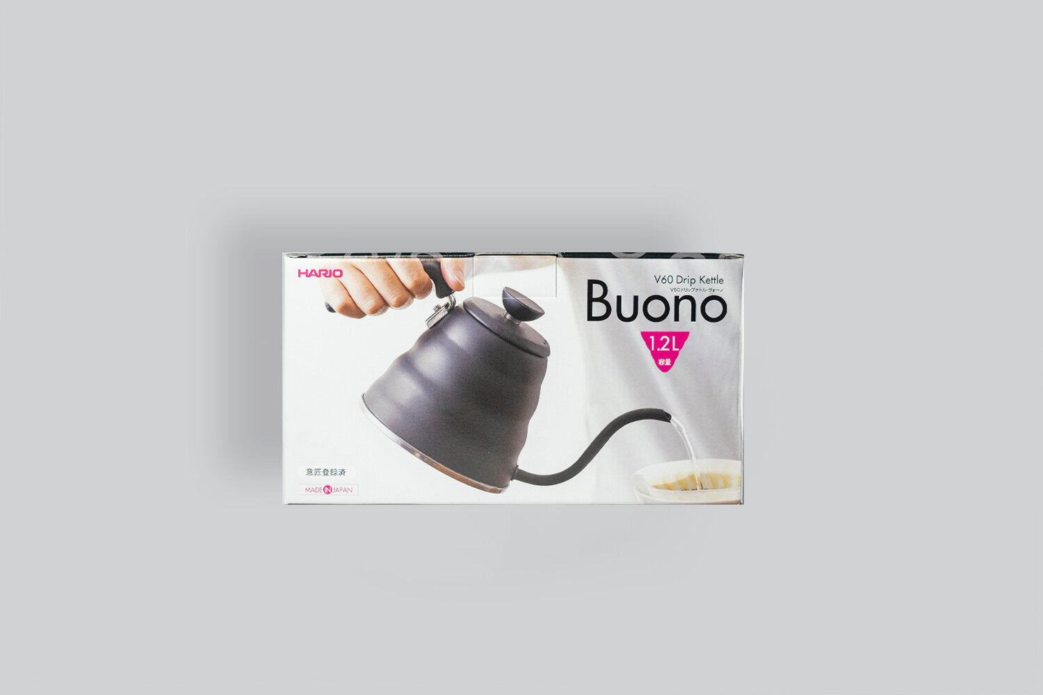 Hario Buono Kettle - Matte Black – Be Bright Coffee